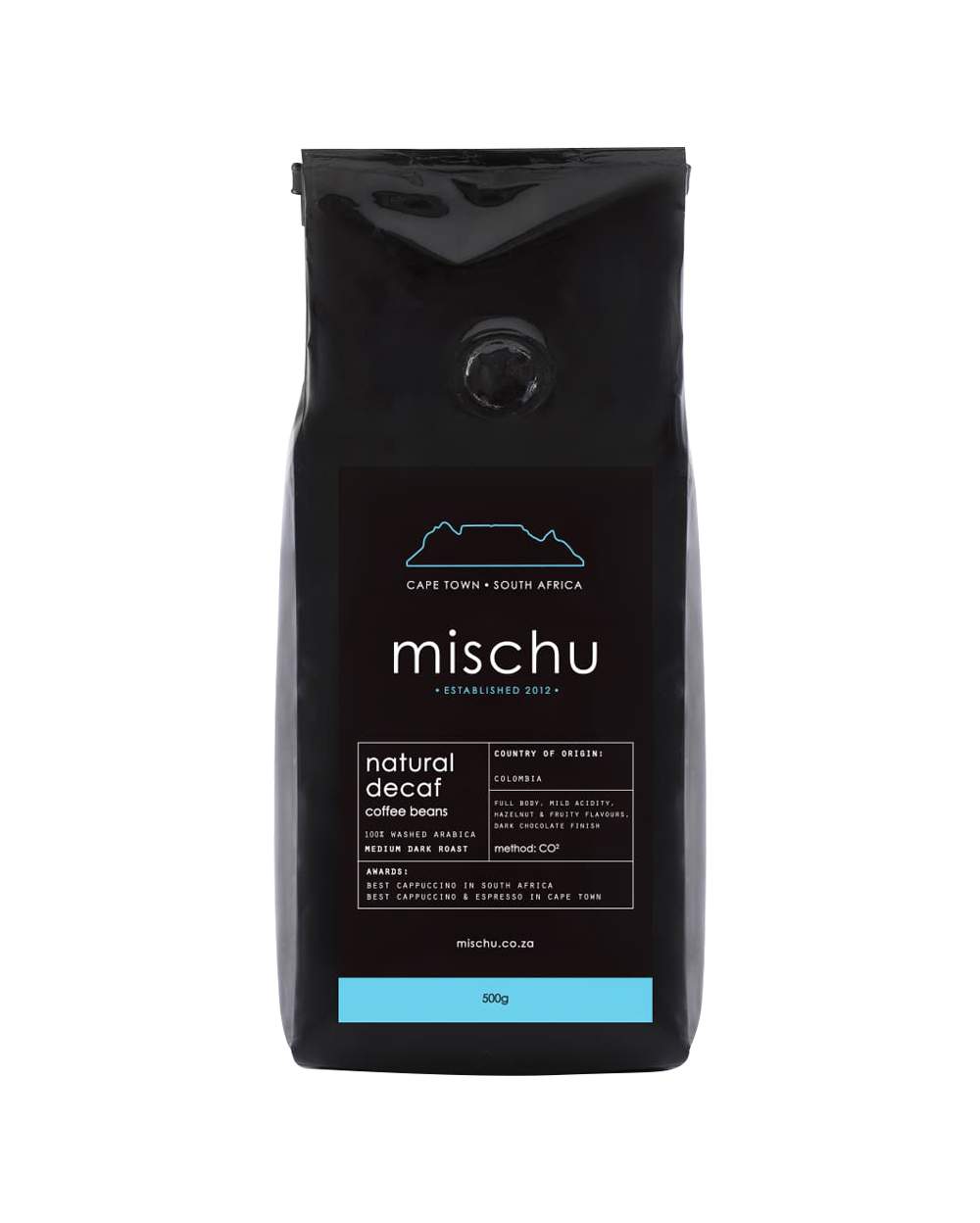 Colombian Natural Decaf (500g Beans)