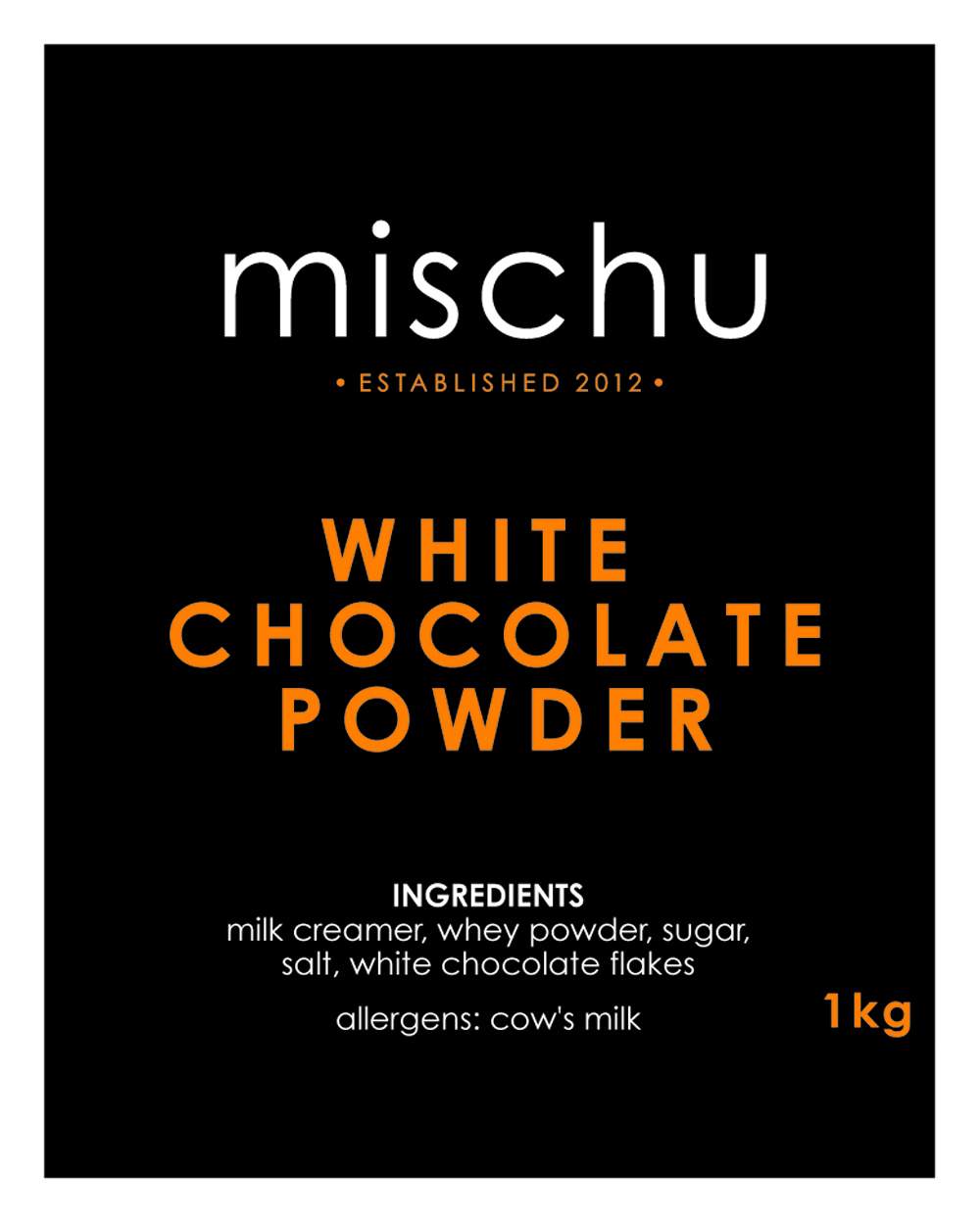 White Chocolate Instant Powder 1kg