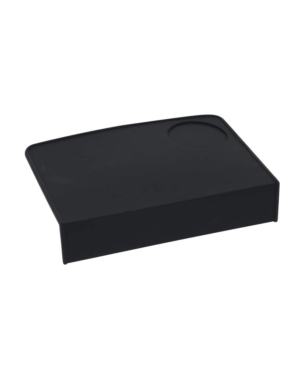 Tamping mat corner angled